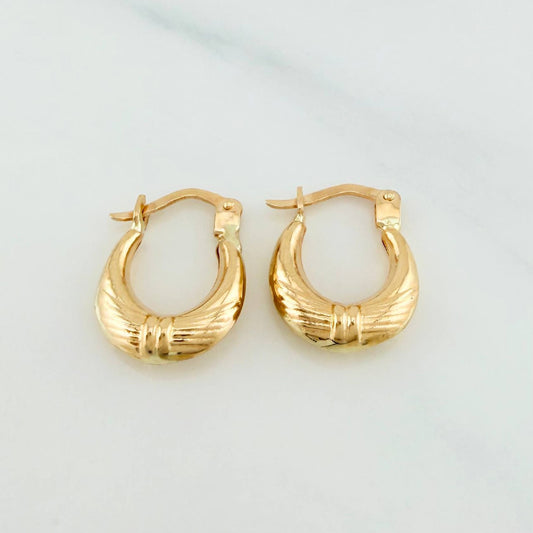 Candongas Bolsa 1.2 g / 1.05 cm Oro Amarillo 18K