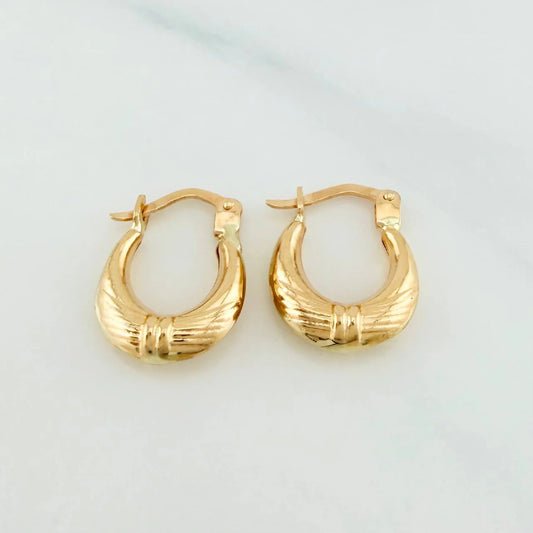 Candongas Bolsa 1.2 g / 1.5 cm Oro Amarillo 18K