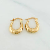 Candongas Bolsa 1.2 g / 1.5 cm Oro Amarillo 18K