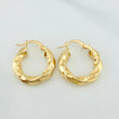 Candongas Kari 2.6 g / 2 cm Oro Amarillo 18K