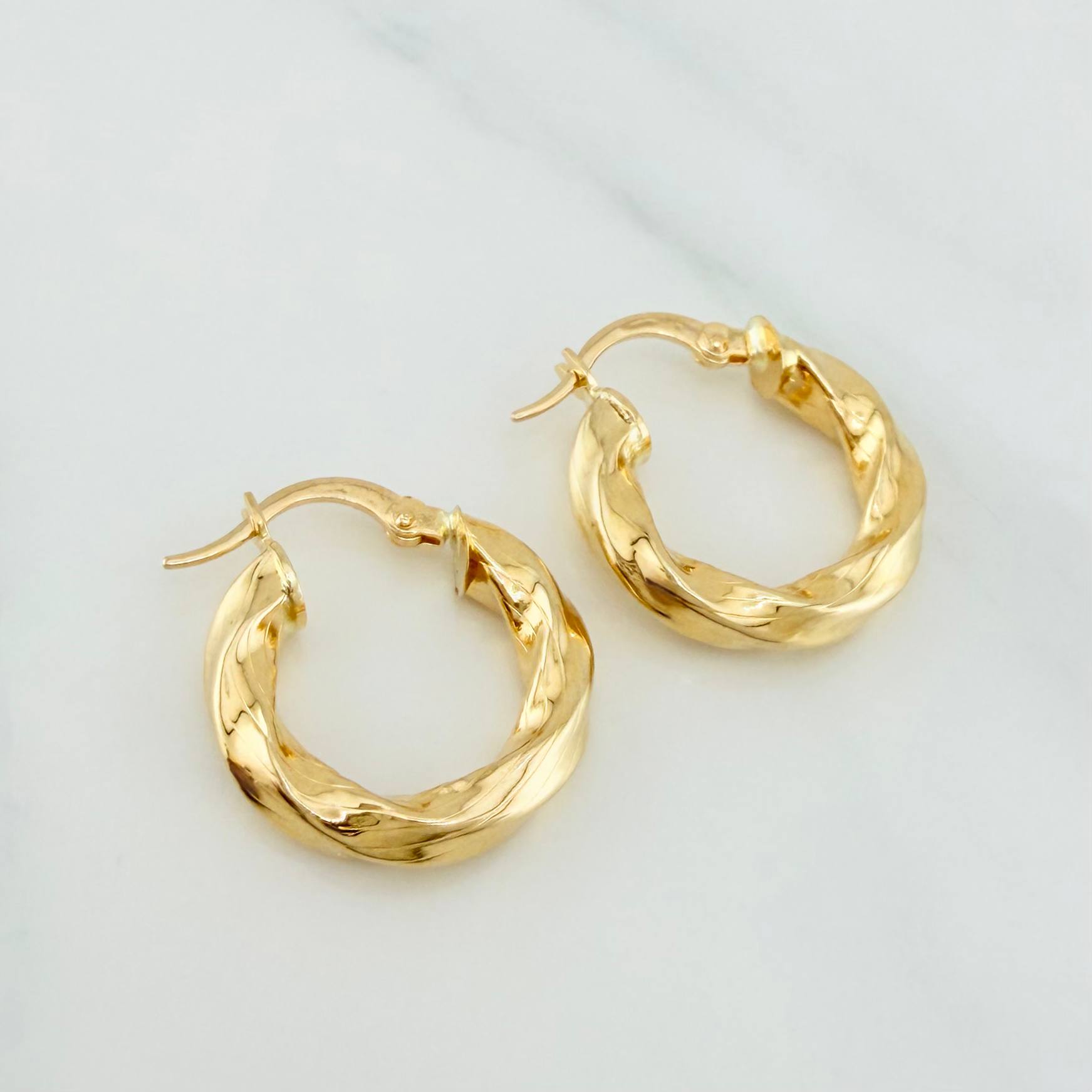 Candongas Kari 2.6 g / 2 cm Oro Amarillo 18K