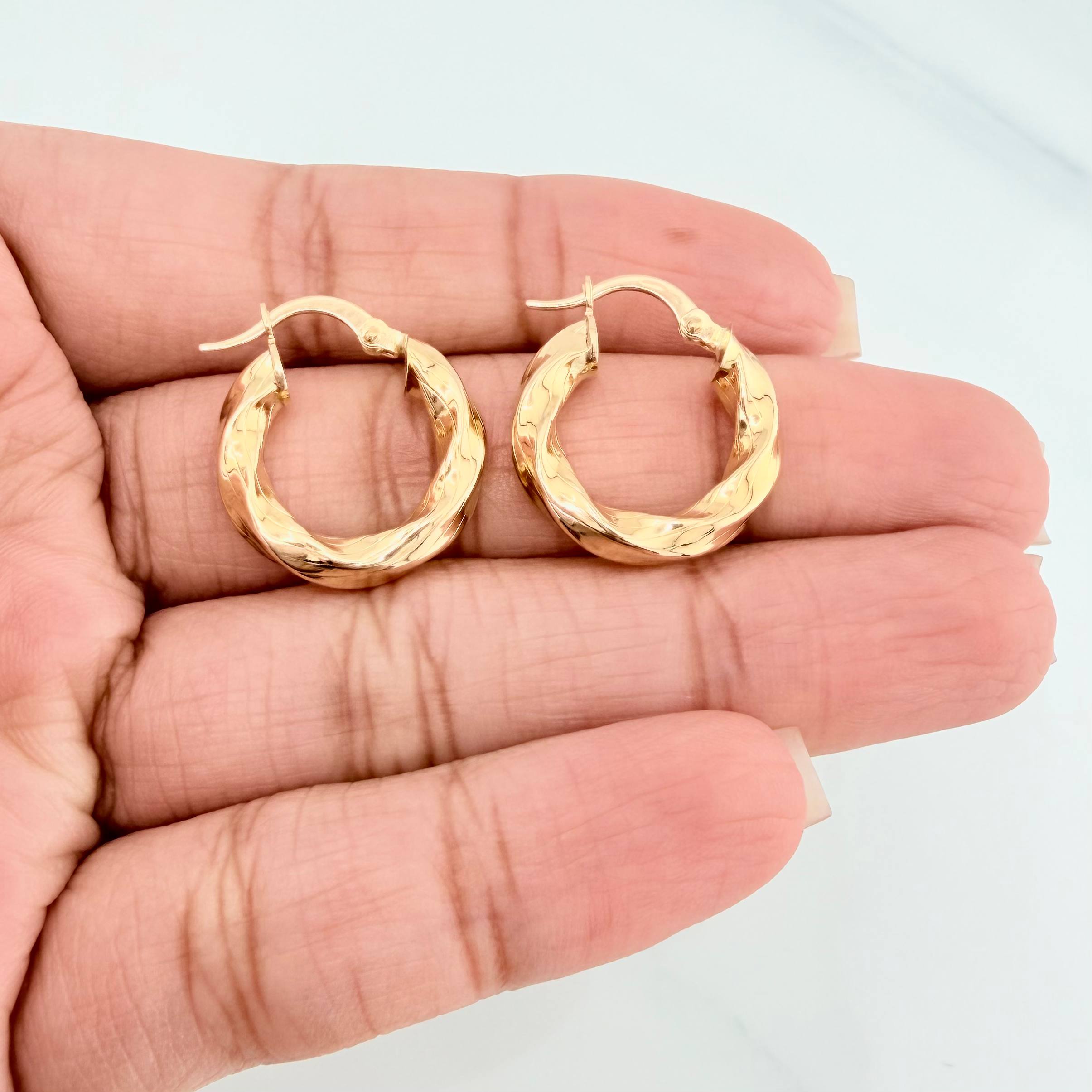 Candongas Kari 2.6 g / 2 cm Oro Amarillo 18K