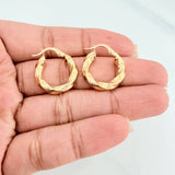 Candongas Kari 2.6 g / 2 cm Oro Amarillo 18K