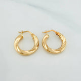 Candongas Martina 1.75 g / 1.07 cm Oro Amarillo 18K