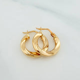 Candongas Martina 1.8 g / 1.07 cm Oro Amarillo 18K
