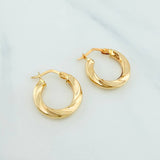 Candongas Martina 1.8 g / 1.07 cm Oro Amarillo 18K