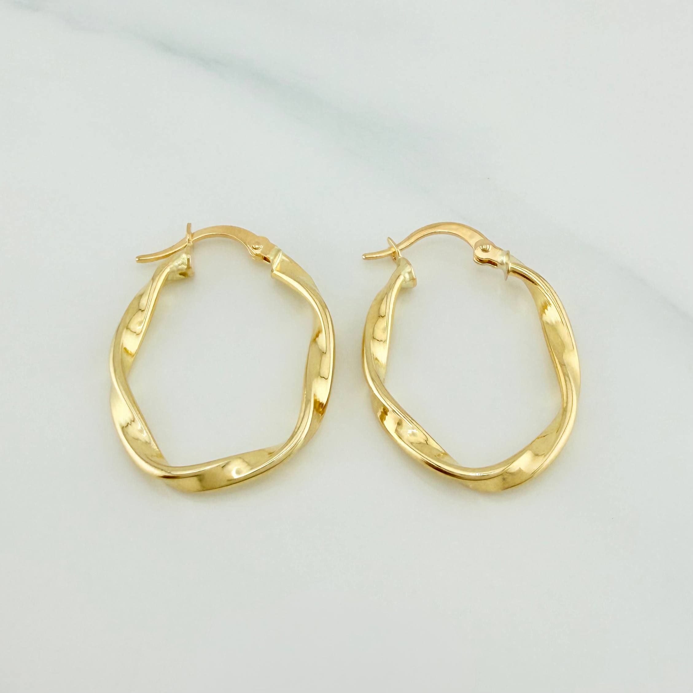 Candongas Crespa 1.8 g / 3 cm Oro Amarillo 18K