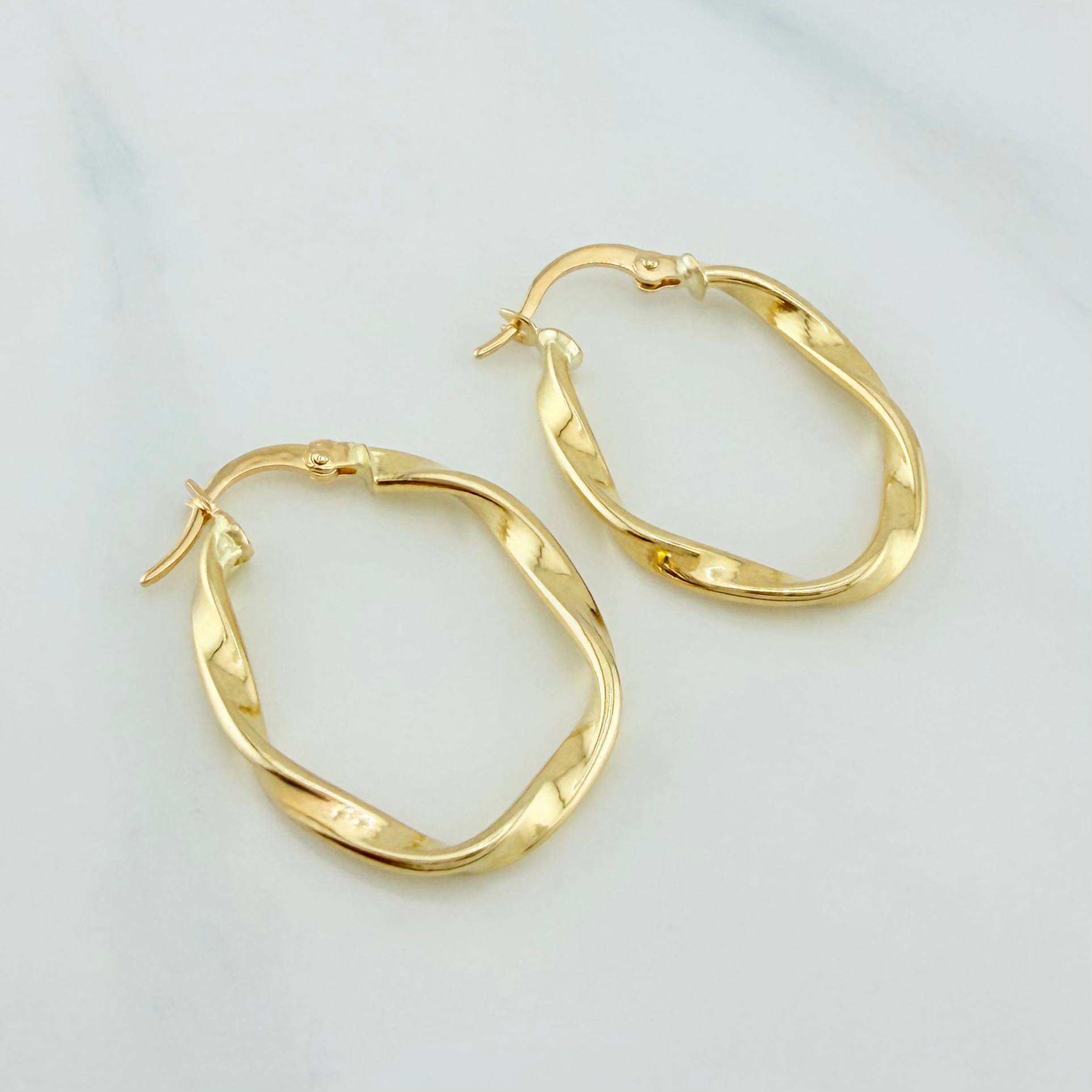Candongas Crespa 1.8 g / 3 cm Oro Amarillo 18K