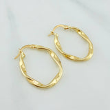 Candongas Crespa 1.8 g / 3 cm Oro Amarillo 18K