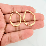 Candongas Crespa 1.8 g / 3 cm Oro Amarillo 18K