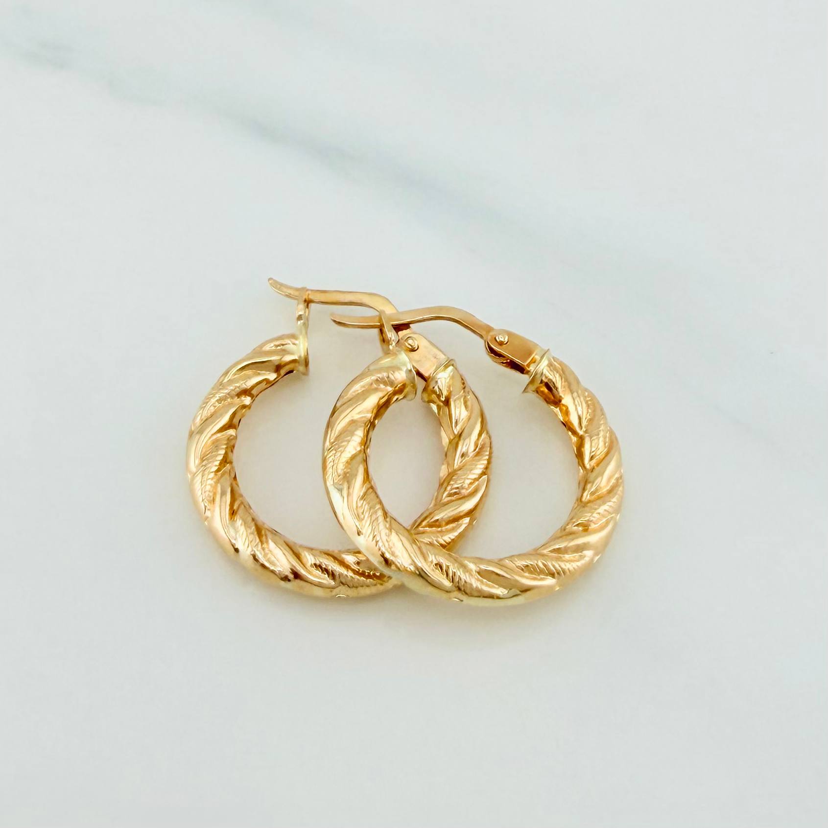 Candongas Ivy 1.85 g / 2 cm Oro Amarillo 18K
