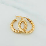 Candongas Ivy 1.85 g / 2 cm Oro Amarillo 18K