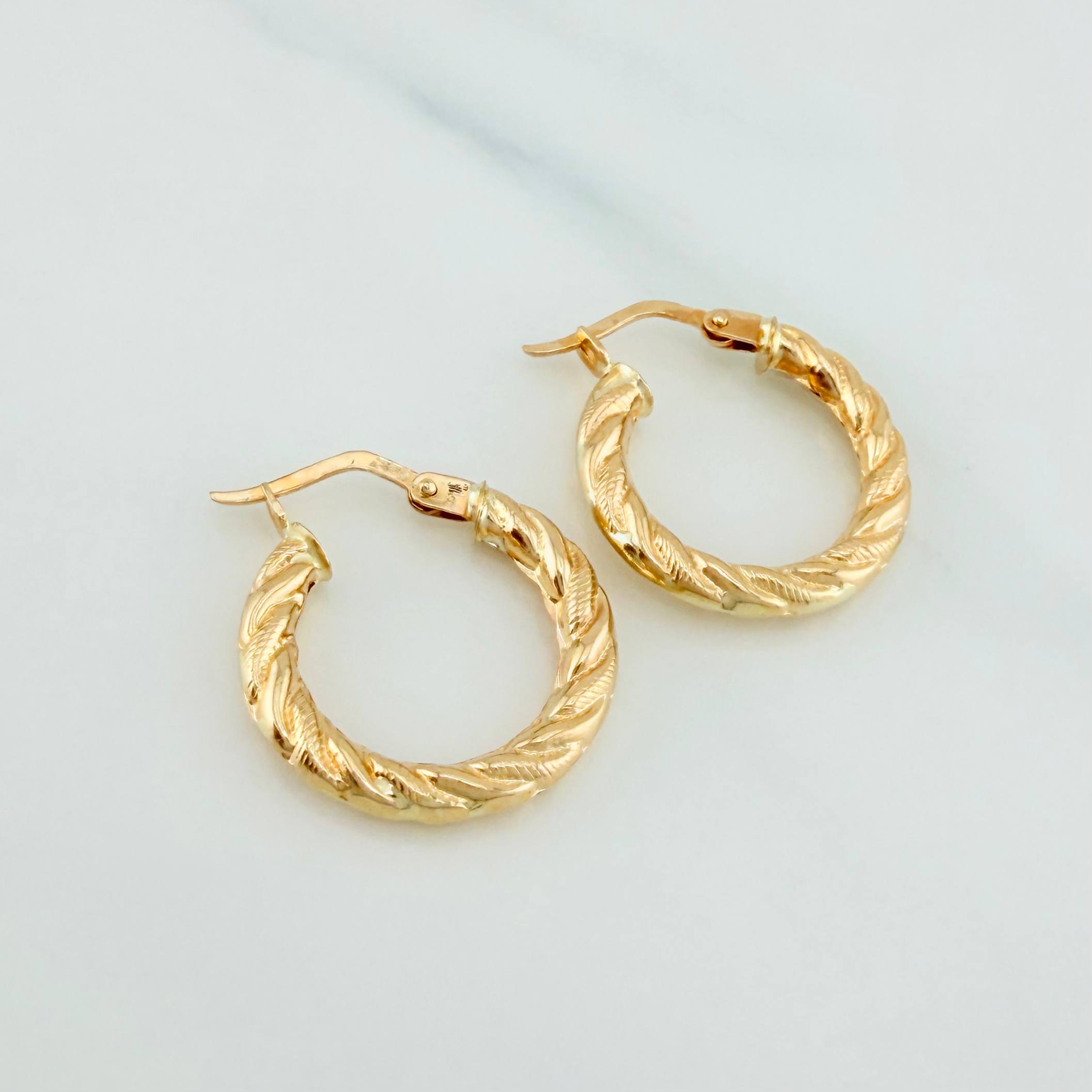 Candongas Ivy 1.85 g / 2 cm Oro Amarillo 18K