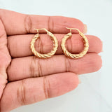Candongas Ivy 1.85 g / 2 cm Oro Amarillo 18K