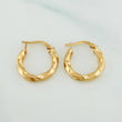 Candongas Kari 2 g / 2 cm Oro Amarillo 18K