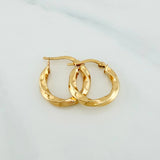 Candongas Kari 2 g / 2 cm Oro Amarillo 18K