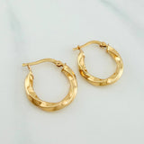 Candongas Kari 2 g / 2 cm Oro Amarillo 18K