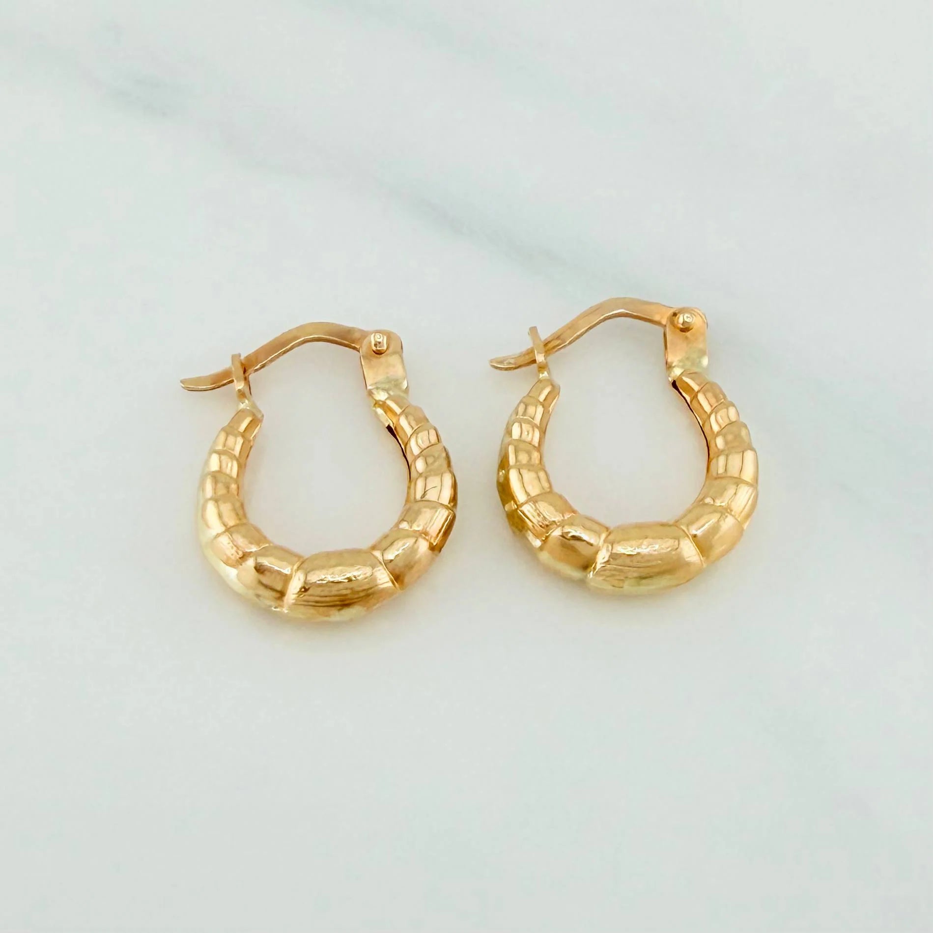 Candongas Bolso Omega 1.15 g / 1.6 cm Oro Amarillo 18K