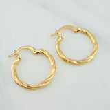 Candongas Mary 1.35 g / 2 cm Oro Amarillo 18K