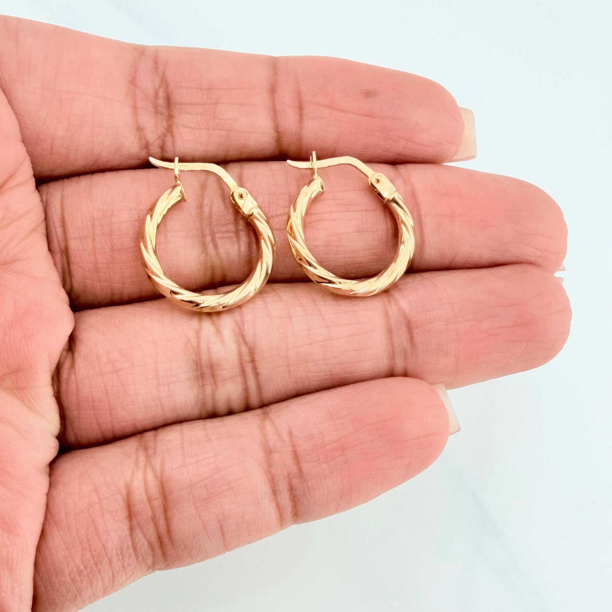 Candongas Mary 1.2 g / 2 cm Oro Amarillo 18K