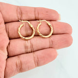 Candongas Mary 1.2 g / 2 cm Oro Amarillo 18K