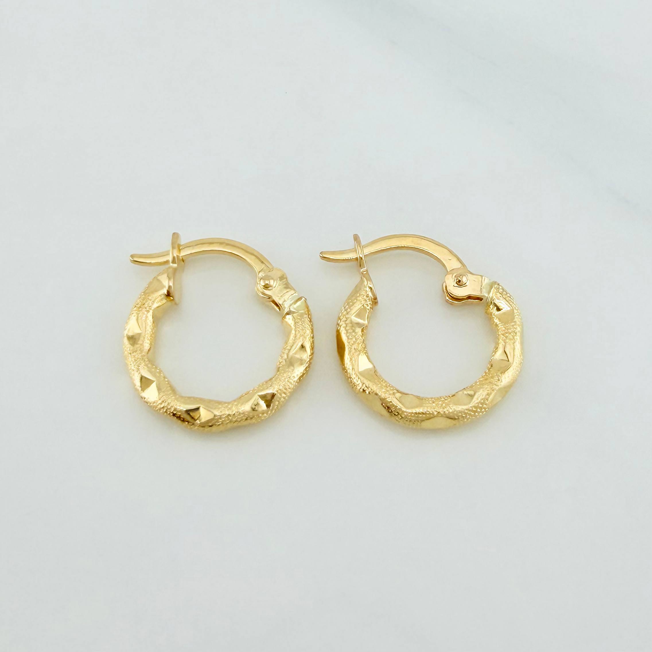 Candongas Kataleya 1.05 g / 1.03 cm Oro Amarillo 18K