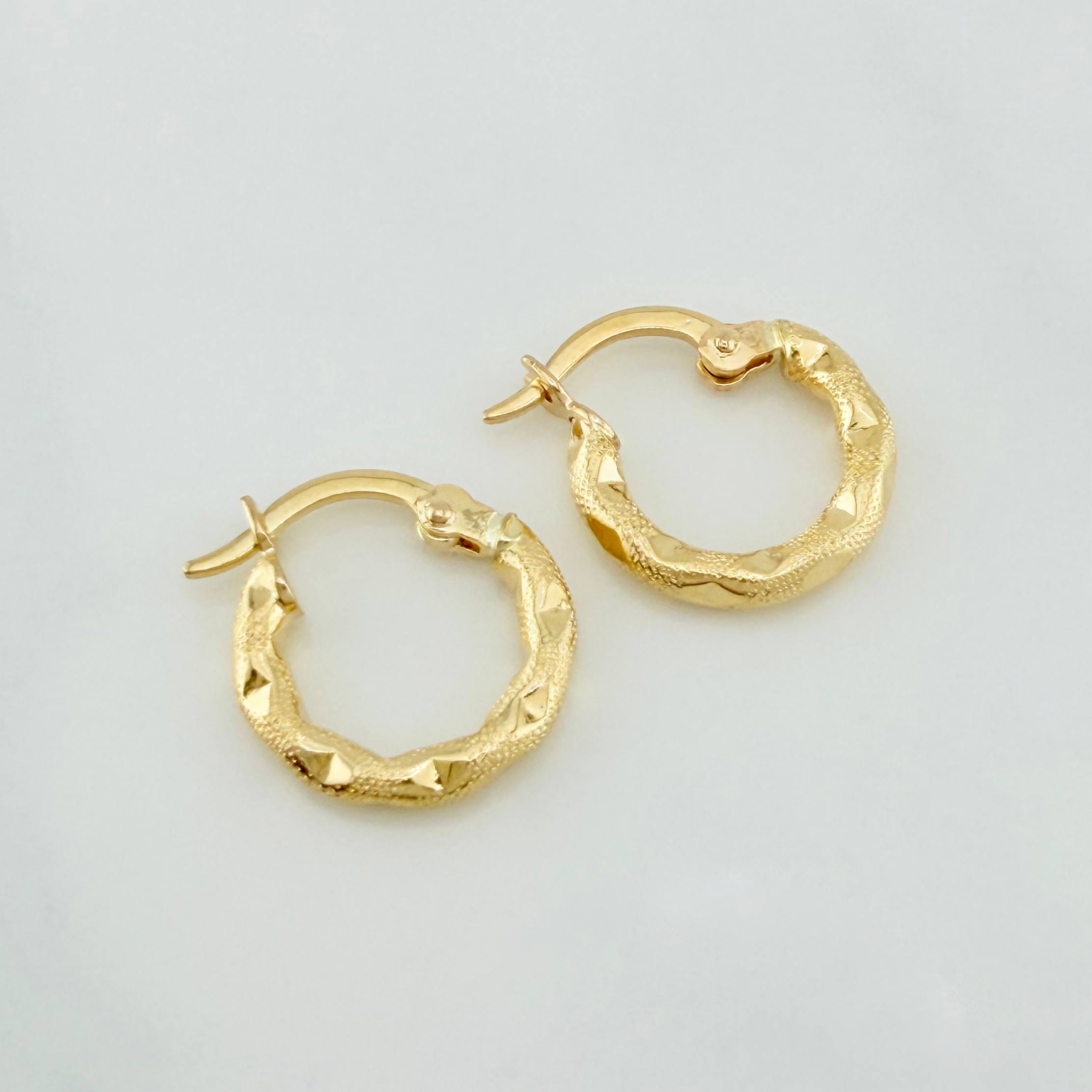 Candongas Kataleya 1.05 g / 1.03 cm Oro Amarillo 18K
