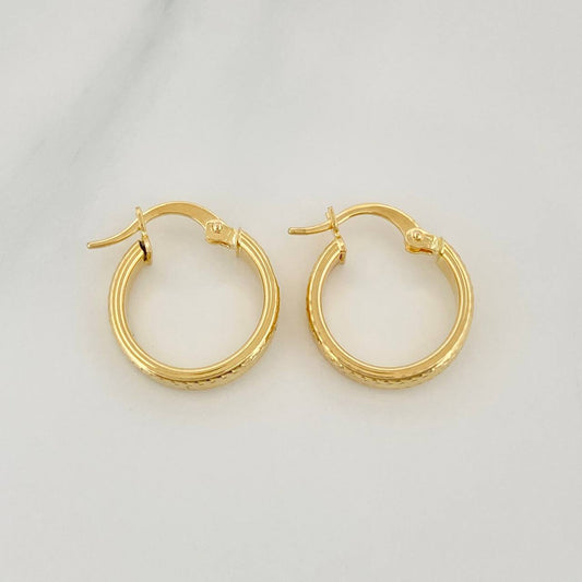 Candongas Fabi 1.7 g / 1.07 cm Oro Amarillo 18K