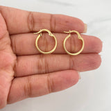Candongas Fabi 1.7 g / 1.07 cm Oro Amarillo 18K
