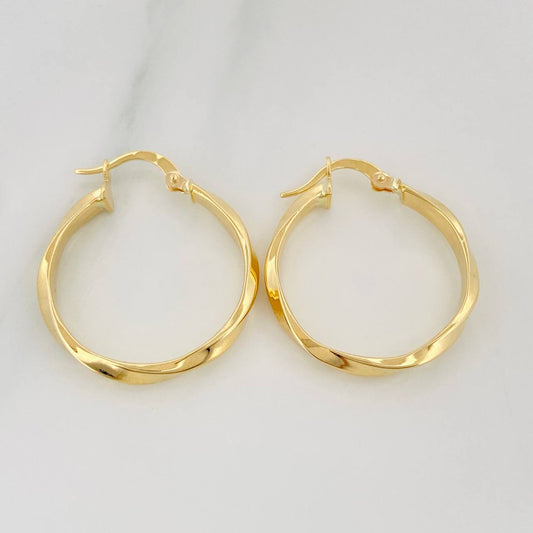 Candongas Linda 2.3 g / 2.05 cm Oro Amarillo 18K