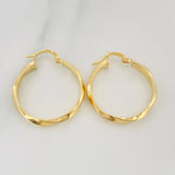 Candongas Linda 2.3 g / 2.05 cm Oro Amarillo 18K