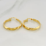 Candongas Linda 2.3 g / 2.05 cm Oro Amarillo 18K