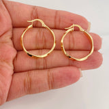Candongas Linda 2.3 g / 2.05 cm Oro Amarillo 18K