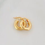 Candongas Jass 1.35 g / 1.05 cm Oro Amarillo 18K