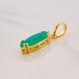 Dije Marquiz Esmeralda 2.83Qts 2.9 g / 2.8 cm Oro Amarillo 18K