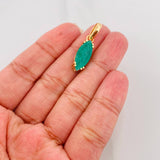 Dije Marquiz Esmeralda 2.83Qts 2.9 g / 2.8 cm Oro Amarillo 18K