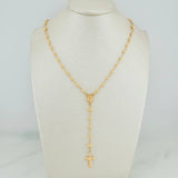 Rosario Virgen Milagrosa 6.1gr / 51cm / 3mm-4mm Oro Amarillo 18K &