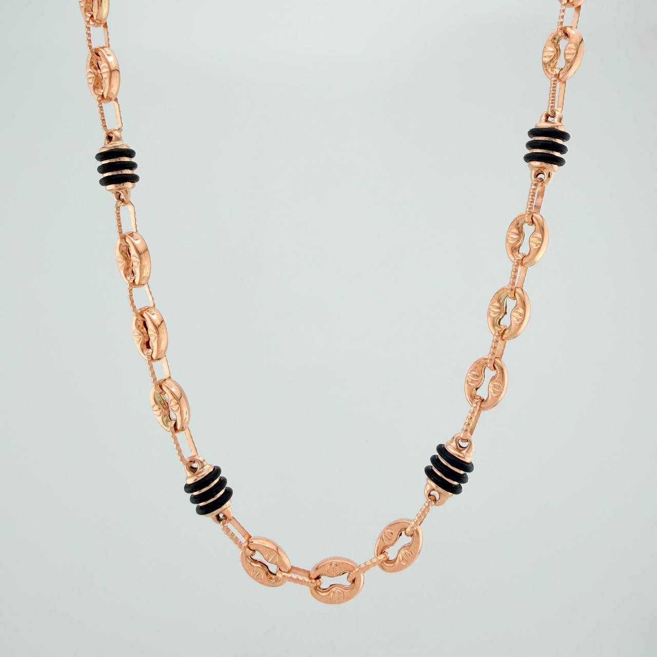 Cadena Rustica Barril GC 18.1gr / 73cm / 4.6mm Oro Rosa 18K