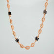 Cadena Rustica Barril GC 18.1gr / 73cm / 4.6mm Oro Rosa 18K
