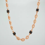 Cadena Rustica Barril GC 18.1gr / 73cm / 4.6mm Oro Rosa 18K