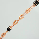 Cadena Rustica Barril GC 18.1gr / 73cm / 4.6mm Oro Rosa 18K