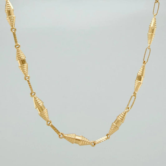 Cadena Rustica Dubai 9.35gr / 63cm / 2.95mm Oro Amarillo 18K &