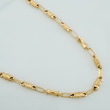 Cadena Rustica Tornillo 9.05gr / 60cm / 3.5mm Oro Amarillo 18K