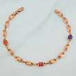 Pulso Rustico Corona 4.6gr / 20cm / 4.25mm Oro Rosa 18K &