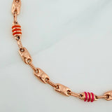 Pulso Rustico Corona 4.6gr / 20cm / 4.25mm Oro Rosa 18K &