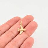 Dije Avion 0.45gr / 2,1 cm / Oro Amarillo 18K