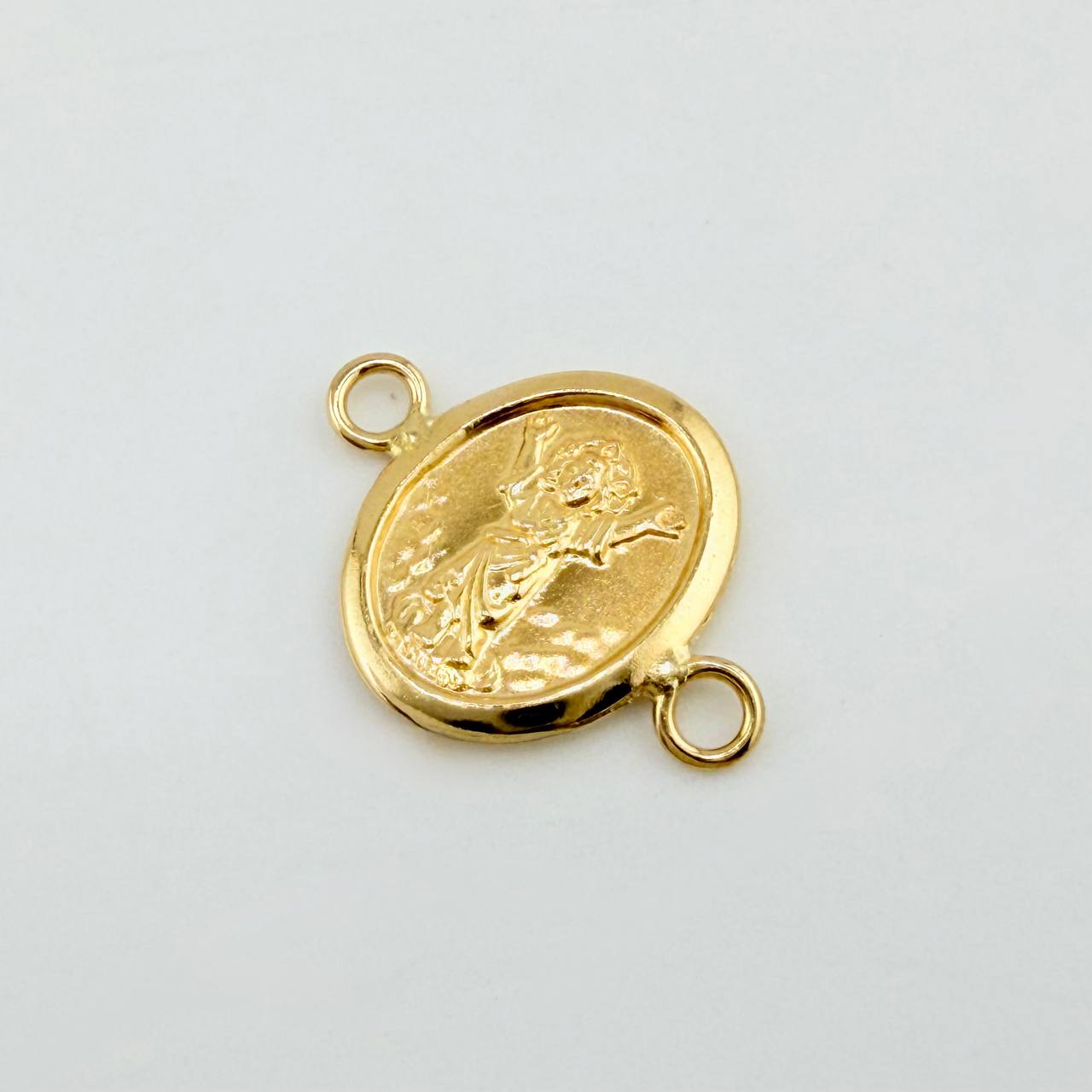 Herraje Divino Niño Doble Faz 0.55gr / 1.6cm / Oro Amarillo 18K