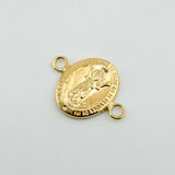 Herraje Divino Niño Doble Faz 0.6gr / 1.7cm / Oro Amarillo 18K *