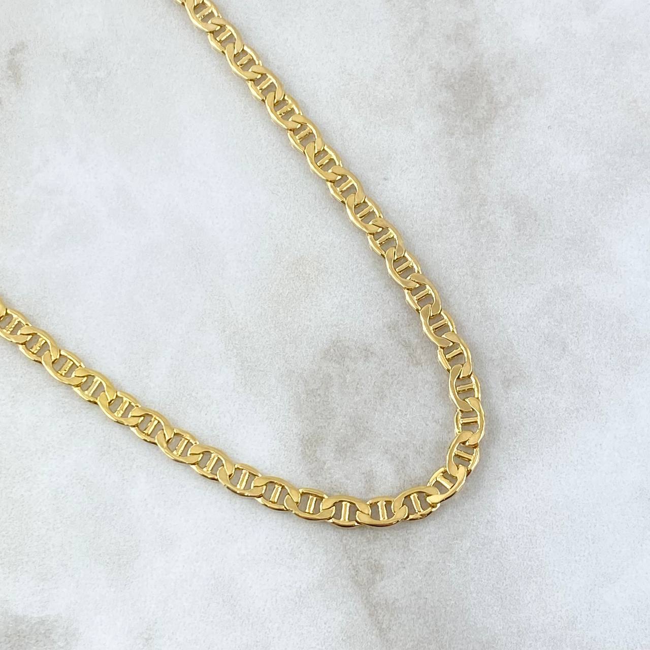 Cadena Escalera 7.65gr / 60cm / 3.7mm Oro Amarillo +3 18K *