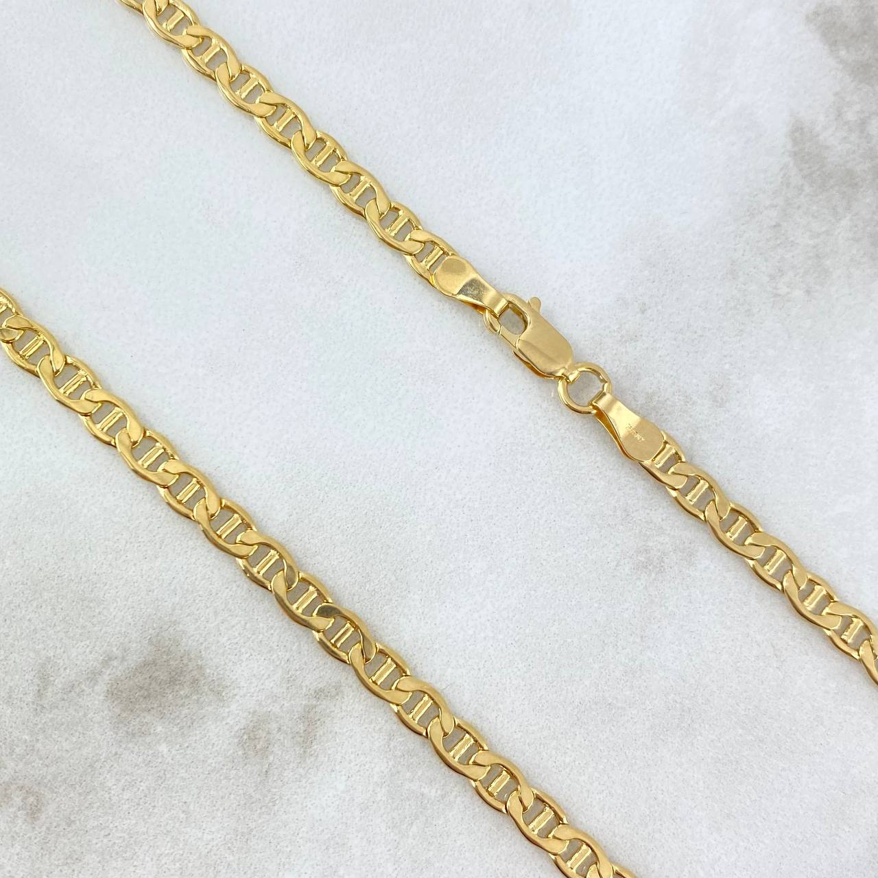 Cadena Escalera 7.65gr / 60cm / 3.7mm Oro Amarillo +3 18K *